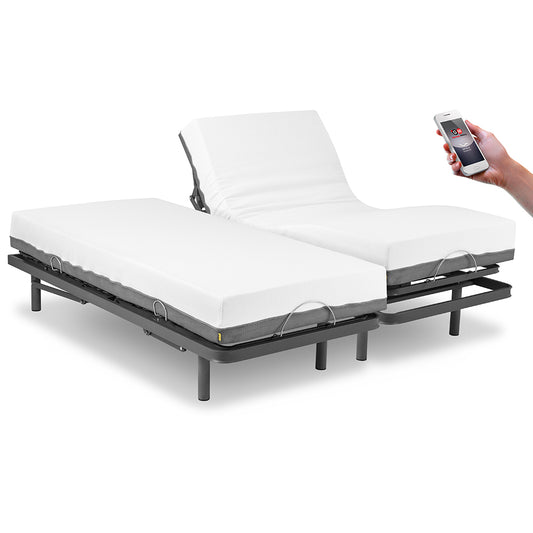 Cama articulada de matrimonio Erwin y colchón Elion
